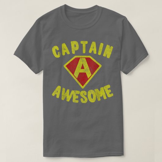 Kapitein Geweldige T-shirt (Design voorkant)