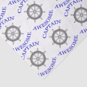 "Kapitein Geweldige" Tissuepapier (Detail)