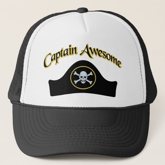 Kapitein Geweldige Trucker Pet (Voorkant)