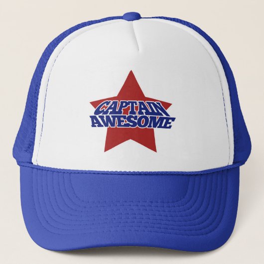 Kapitein Geweldige Trucker Pet (Voorkant)