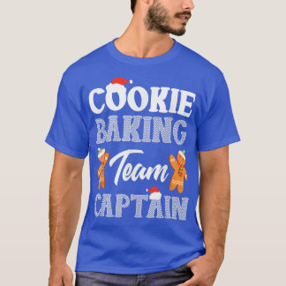 Kapitein Gingerbrood voor kerstkoekjesbakken T-shirt