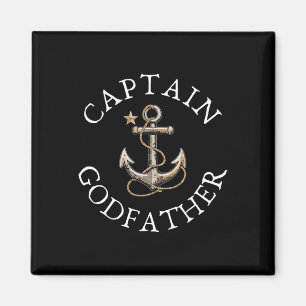 Kapitein Godfather Boot Zeilen Varend Vintage Anc Magneet