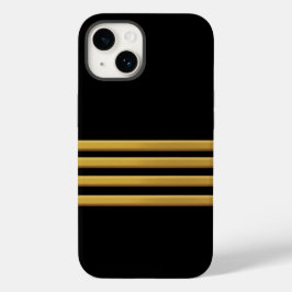 Kapitein Gold stripes Hoesje-Mate iPhone case