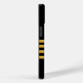 Kapitein Gold stripes Hoesje-Mate iPhone case (Achterkant / Rechts)