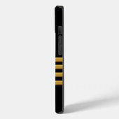 Kapitein Gold stripes Hoesje-Mate iPhone case (Achterkant / Links)