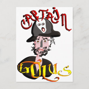 Kapitein Golus Briefkaart