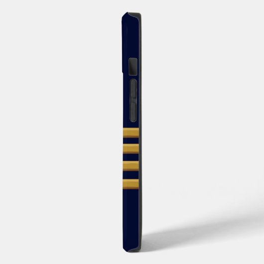 Kapitein gouden strepen Case-Mate iPhone case (Achterkant / Links)