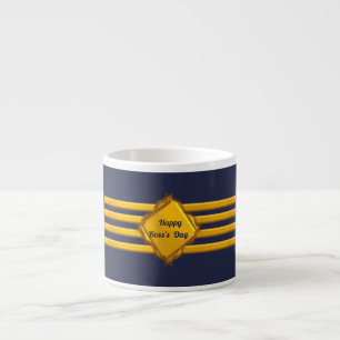 Kapitein gouden strepen espresso kop