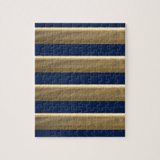 Kapitein gouden strepen legpuzzel (Verticaal)