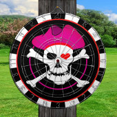 Kapitein Grace Dartboard & Pirates Flag, Skull gam Dartbord