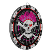 Kapitein Grace Dartboard & Pirates Flag, Skull gam Dartbord (Voorkant Links)