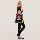 Kapitein "Grace" en Piraten - Schaaleiland/Meisjes Tote Bag (Op model)