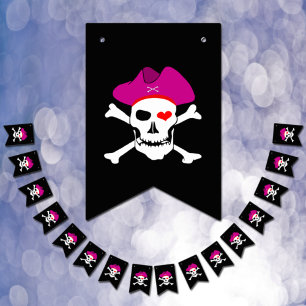 Kapitein Grace, Piraten Vlaggen, Boot Feest Vlaggetjes