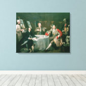 Kapitein Graham in zijn Cabin Canvas Afdruk (Insitu (Houten vloer))