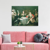 Kapitein Graham in zijn Cabin Canvas Afdruk (Insitu (Woonkamer))