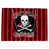 Kapitein Grandma Gift Bag Groot Cadeauzakje (Achterkant)