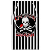 Kapitein Grandma Gift Bag Klein Cadeauzakje (Achterkant)