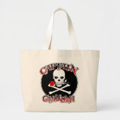 Kapitein Grandma Grote Tote Bag (Voorkant)