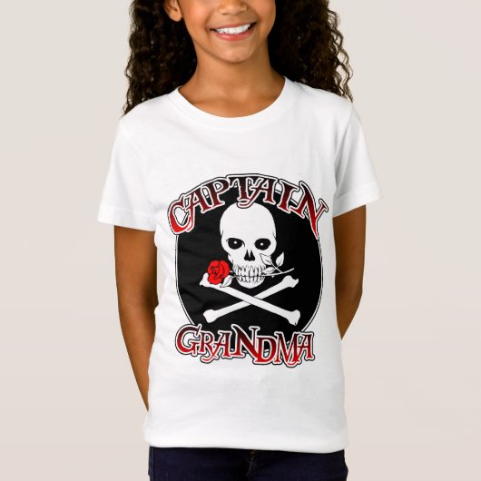 Kapitein Grandma T-shirt (Voorkant)