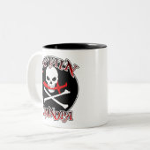 Kapitein Grandpa Tweekleurige Koffiemok (Voorkant links)