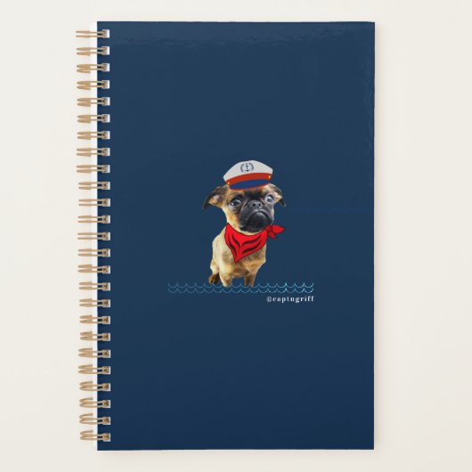 Kapitein Griff Blue Planner (Voorkant)