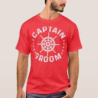Kapitein Groom Sailship Sailship Saili T-shirt