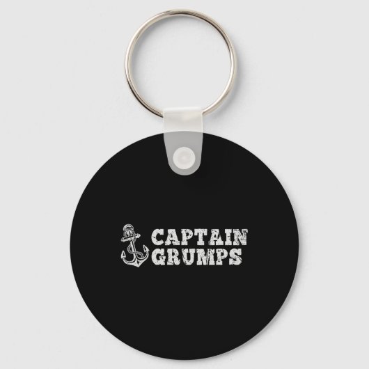 Kapitein Grumps Zeilboot Boat Anchor Sleutelhanger (Voorkant)