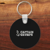Kapitein Grumps Zeilboot Boat Anchor Sleutelhanger (Voorkant)