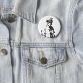 Kapitein H. Knoop Ronde Button 5,7 Cm (In situ)