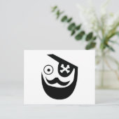 Kapitein Hank Briefkaart (Staand voorkant)