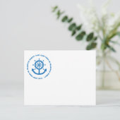 Kapitein heeft altijd gelijk briefkaart (Staand voorkant)