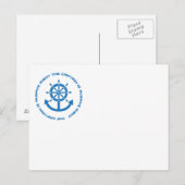 Kapitein heeft altijd gelijk briefkaart (Voorkant / Achterkant)