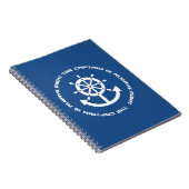 Kapitein heeft altijd gelijk notitieboek (Rechterzijde)