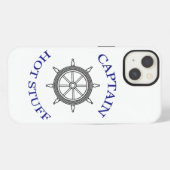 "Kapitein Heet Spul” iPhone Hoesje (Achterkant horizontaal)