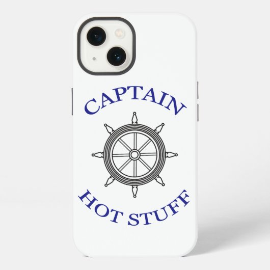 "Kapitein Heet Spul” iPhone Hoesje (Achterkant)