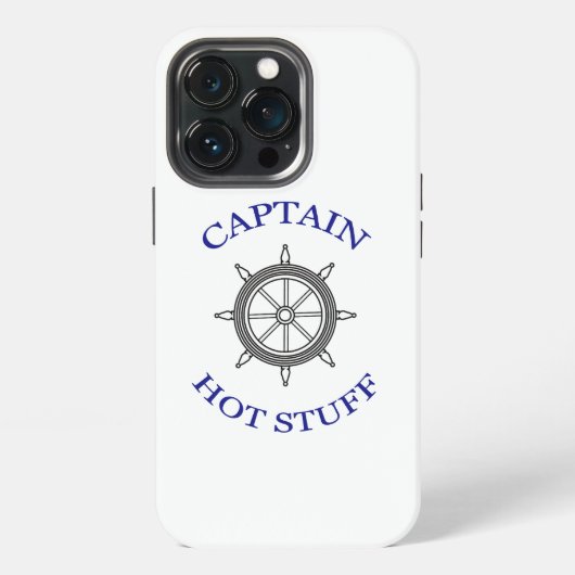 "Kapitein Heethoofd” iPhone Hoesje (Achterkant)