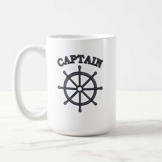 Kapitein Helm Nautical 15oz Koffiemok (Links)