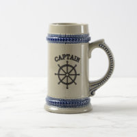 Kapitein Helm Nautical Blue Stein Mok