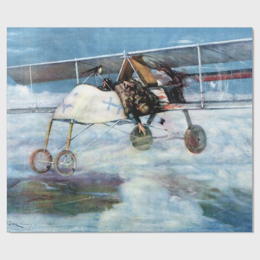 Kapitein Henri Farré Fequant keert terug op zijn s Cadeaupapier (Vlak)