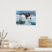 Kapitein Henri Farré Fequant keert terug op zijn s Poster (Keuken)