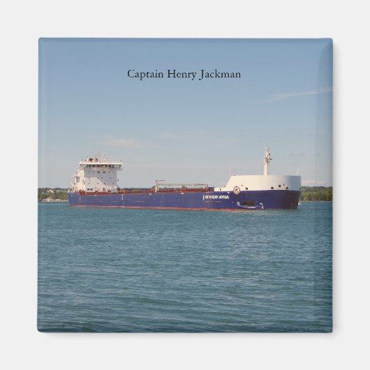 Kapitein Henry Jackman 2021 magnet (Voorkant)