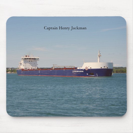 Kapitein Henry Jackman 2021 mousepad Muismat (Voorkant)