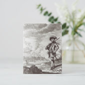 Kapitein Henry Morgan in de zak Briefkaart (Staand voorkant)
