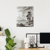 Kapitein Henry Morgan in de zak Poster (Thuiskantoor)