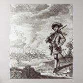 Kapitein Henry Morgan in de zak Poster (Voorkant)