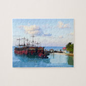 Kapitein Hook Pirate Ship, Cancun Jigzaag Puzzle Legpuzzel (Horizontaal)
