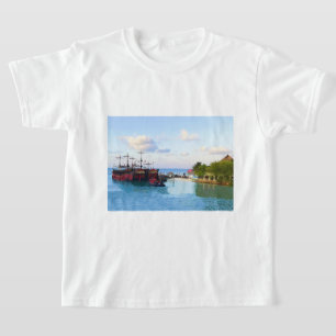 Kapitein Hook Pirate Ship, T-shirt van Cancun