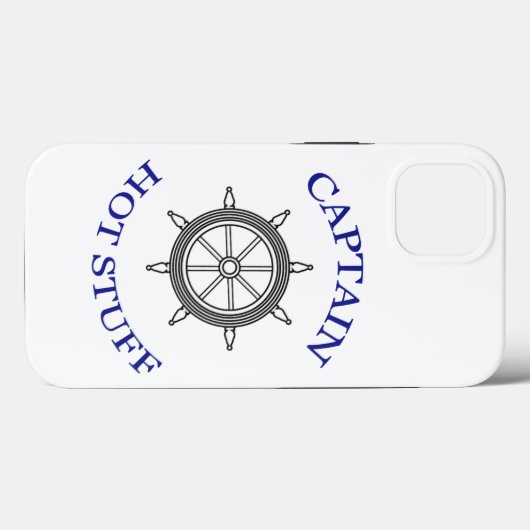 "Kapitein Hot Stuff" Case-Mate iPhone Case (Achterkant (horizontaal))
