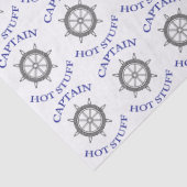 "Kapitein Hot Stuff" Tissuepapier (Detail)