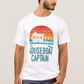 Kapitein Houseboot T-shirt (Voorkant)